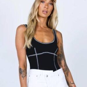 Princess Polly Black Bodysuit